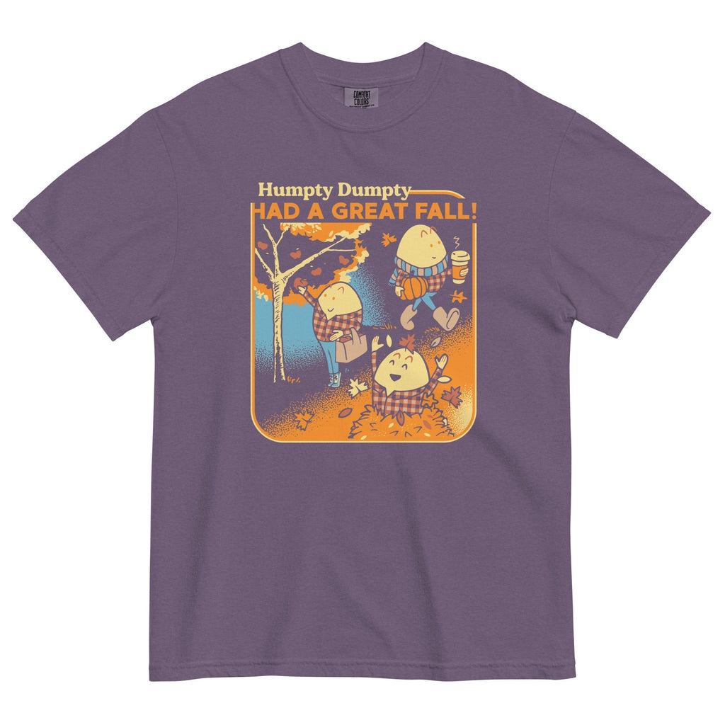 Humpty Dumpty Had A Great Fall Men's Relaxed Fit Tee Hoodie, Sweatshirt | PureTeeCo.com (Image 5)
