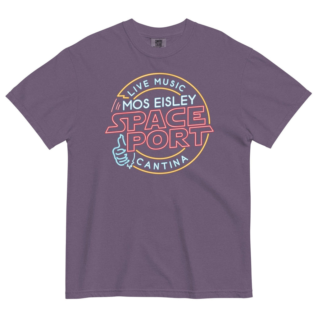 Mos Eisley Space Port Men's Relaxed Fit Tee Hoodie, Sweatshirt | PureTeeCo.com (Image 3)