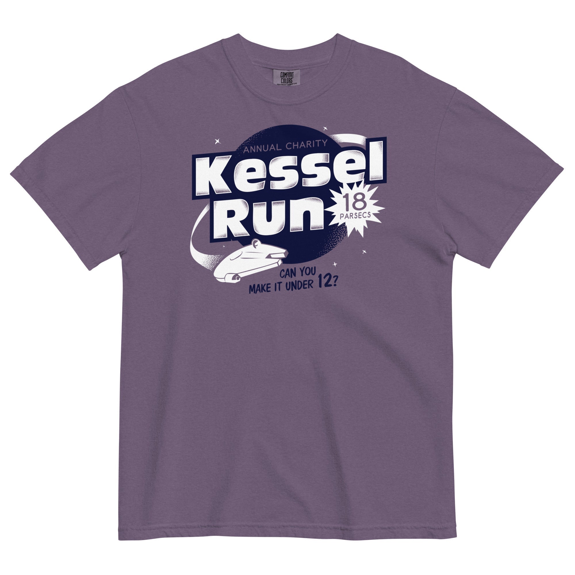 Kessel Run Men's Relaxed Fit Tee Hoodie, Sweatshirt | PureTeeCo.com (Image 4)