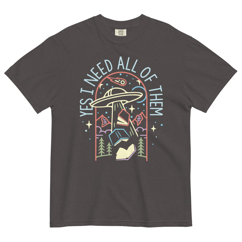 Yes I Need All Of Them Men's Relaxed Fit Tee Hoodie, Sweatshirt | PureTeeCo.com (Image 1)