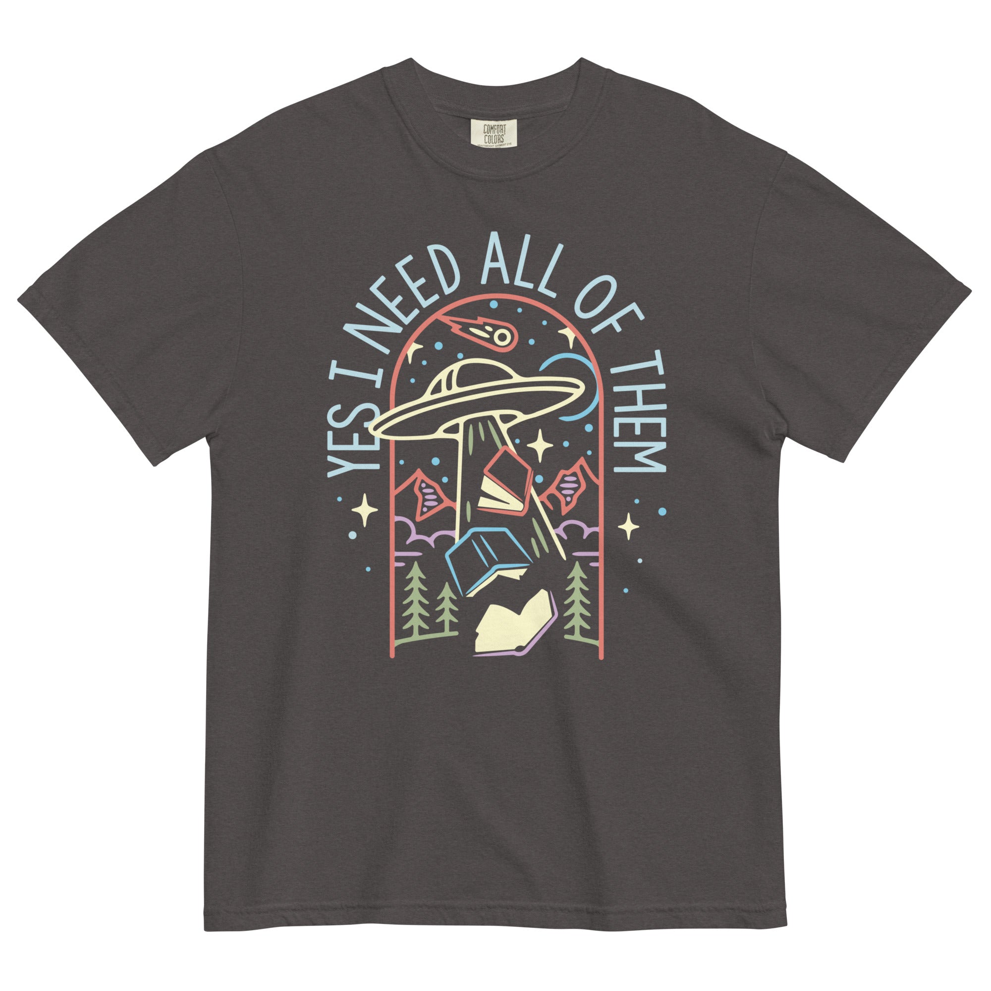 Yes I Need All Of Them Men's Relaxed Fit Tee Hoodie, Sweatshirt | PureTeeCo.com (Image 1)