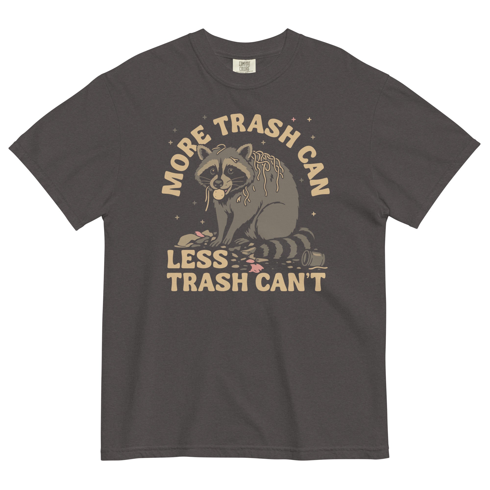 More Trash Can Less Trash Can't Men's Relaxed Fit Tee Hoodie, Sweatshirt | PureTeeCo.com (Image 3)