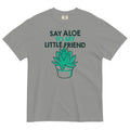 Say Aloe To My Little Friend Men's Relaxed Fit Tee Hoodie, Sweatshirt | PureTeeCo.com (Image 1)