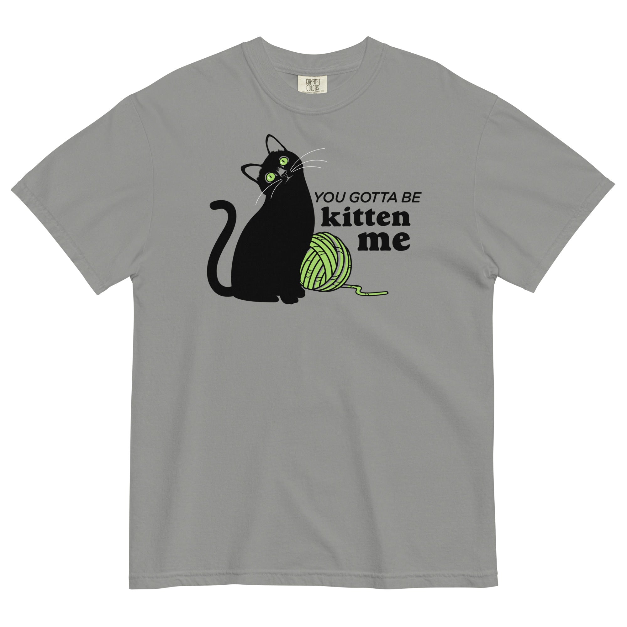 You Gotta Be Kitten Me Men's Relaxed Fit Tee Hoodie, Sweatshirt | PureTeeCo.com (Image 1)