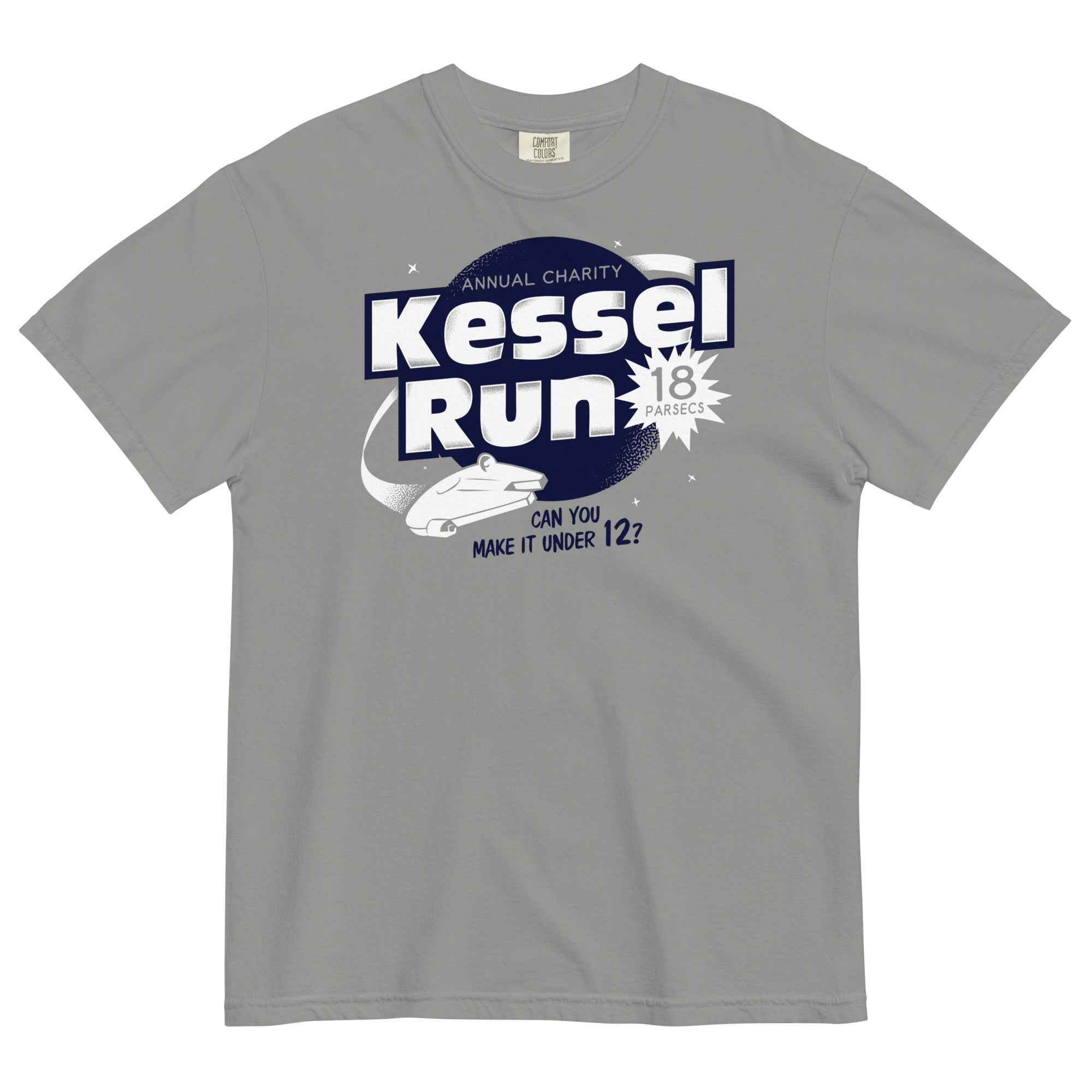 Kessel Run Men's Relaxed Fit Tee Hoodie, Sweatshirt | PureTeeCo.com (Image 3)