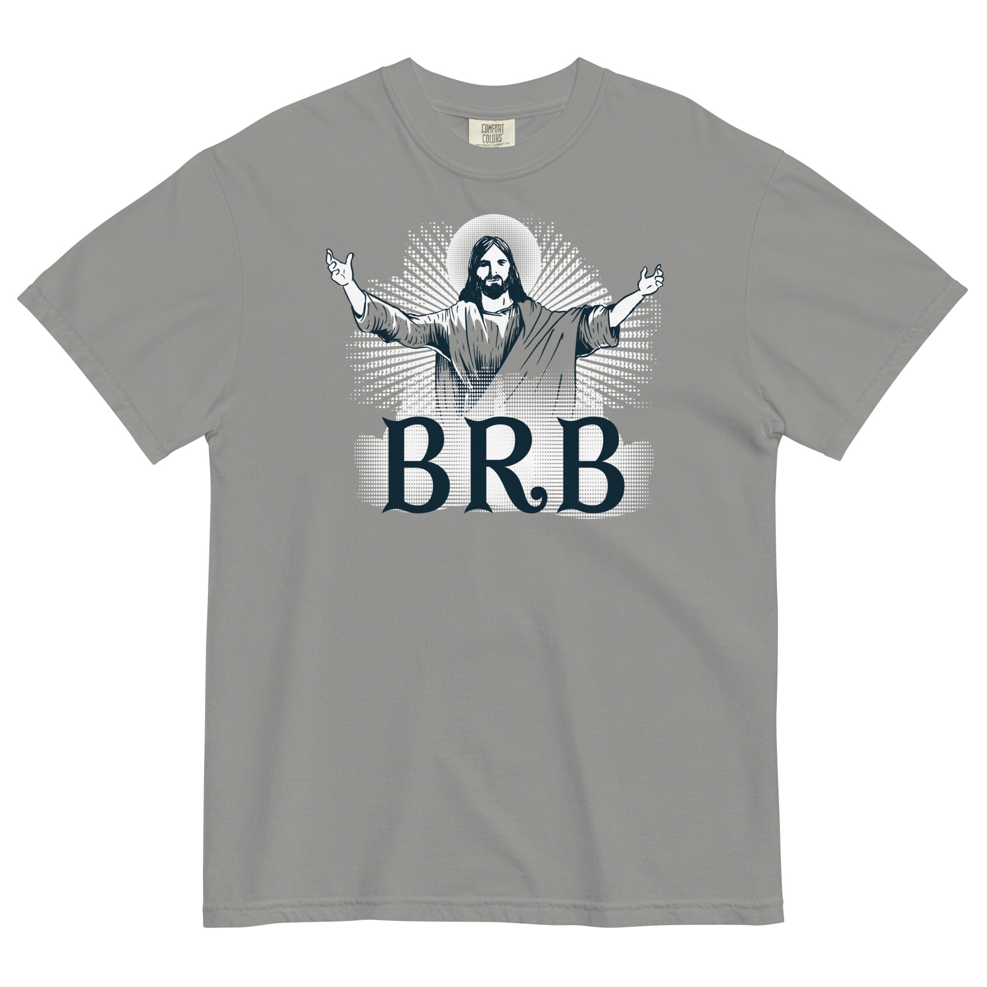 BRB Men's Relaxed Fit Tee Hoodie, Sweatshirt | PureTeeCo.com (Image 2)