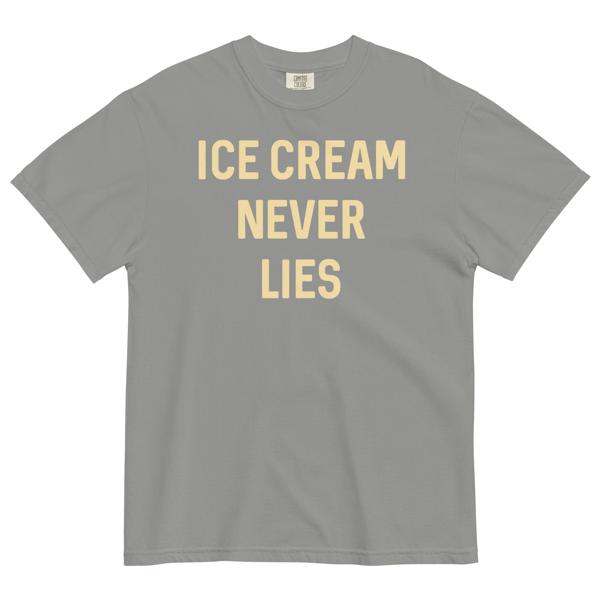 Ice Cream Never Lies Men's Relaxed Fit Tee Hoodie, Sweatshirt | PureTeeCo.com (Image 4)