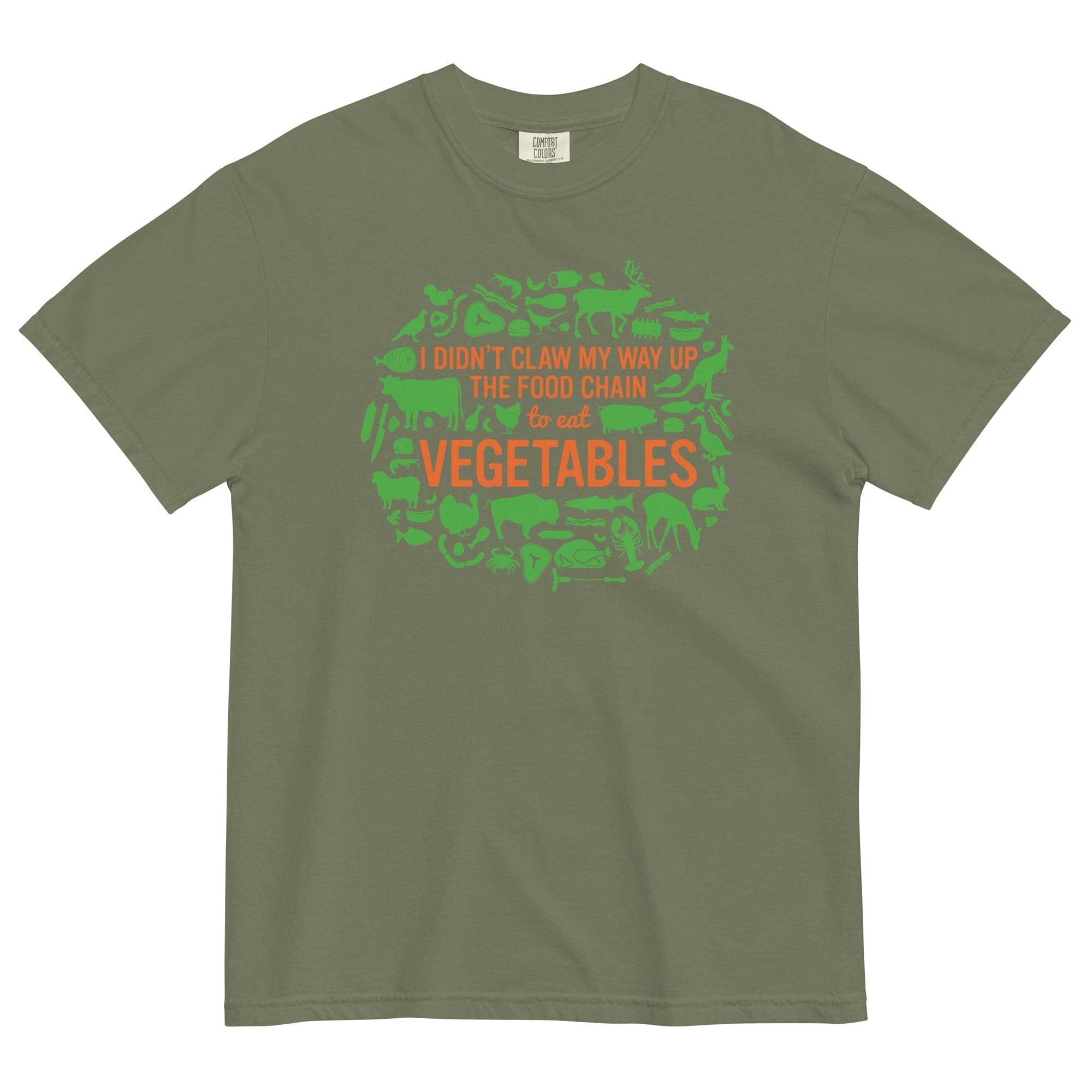 Top Of The Food Chain Men's Relaxed Fit Tee Hoodie, Sweatshirt | PureTeeCo.com (Image 1)