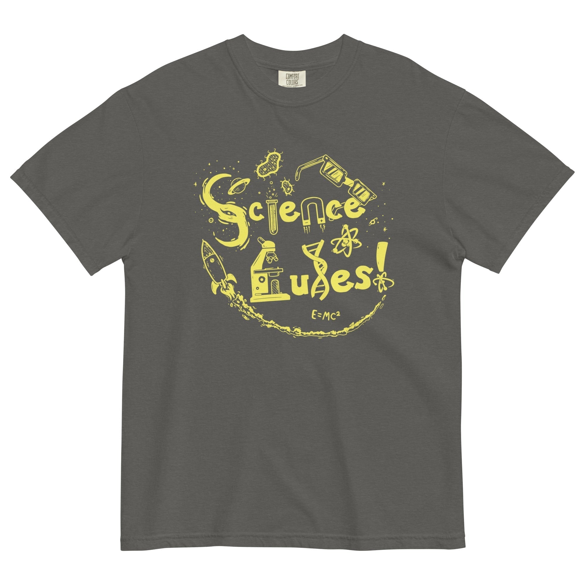 Science Rules! Men's Relaxed Fit Tee Hoodie, Sweatshirt | PureTeeCo.com (Image 3)