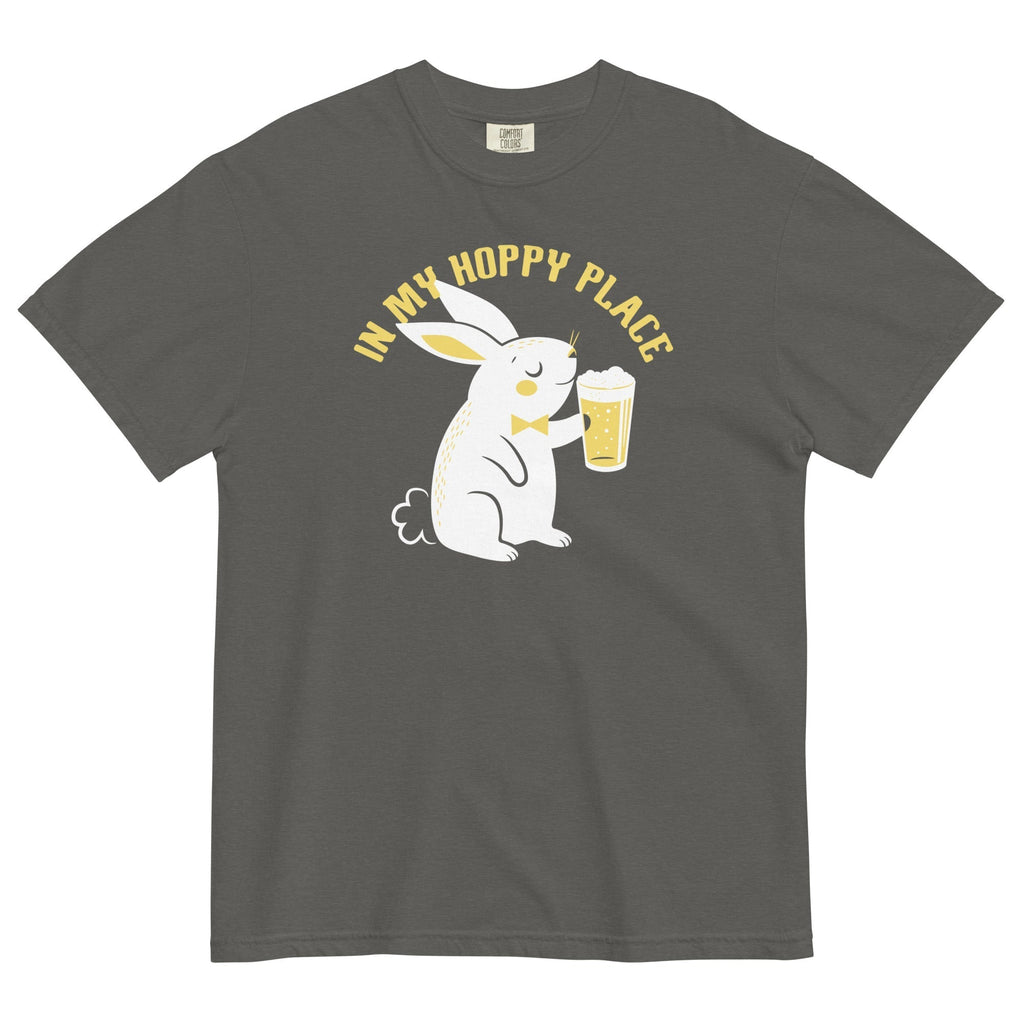 In My Hoppy Place Men's Relaxed Fit Tee Hoodie, Sweatshirt | PureTeeCo.com (Image 2)
