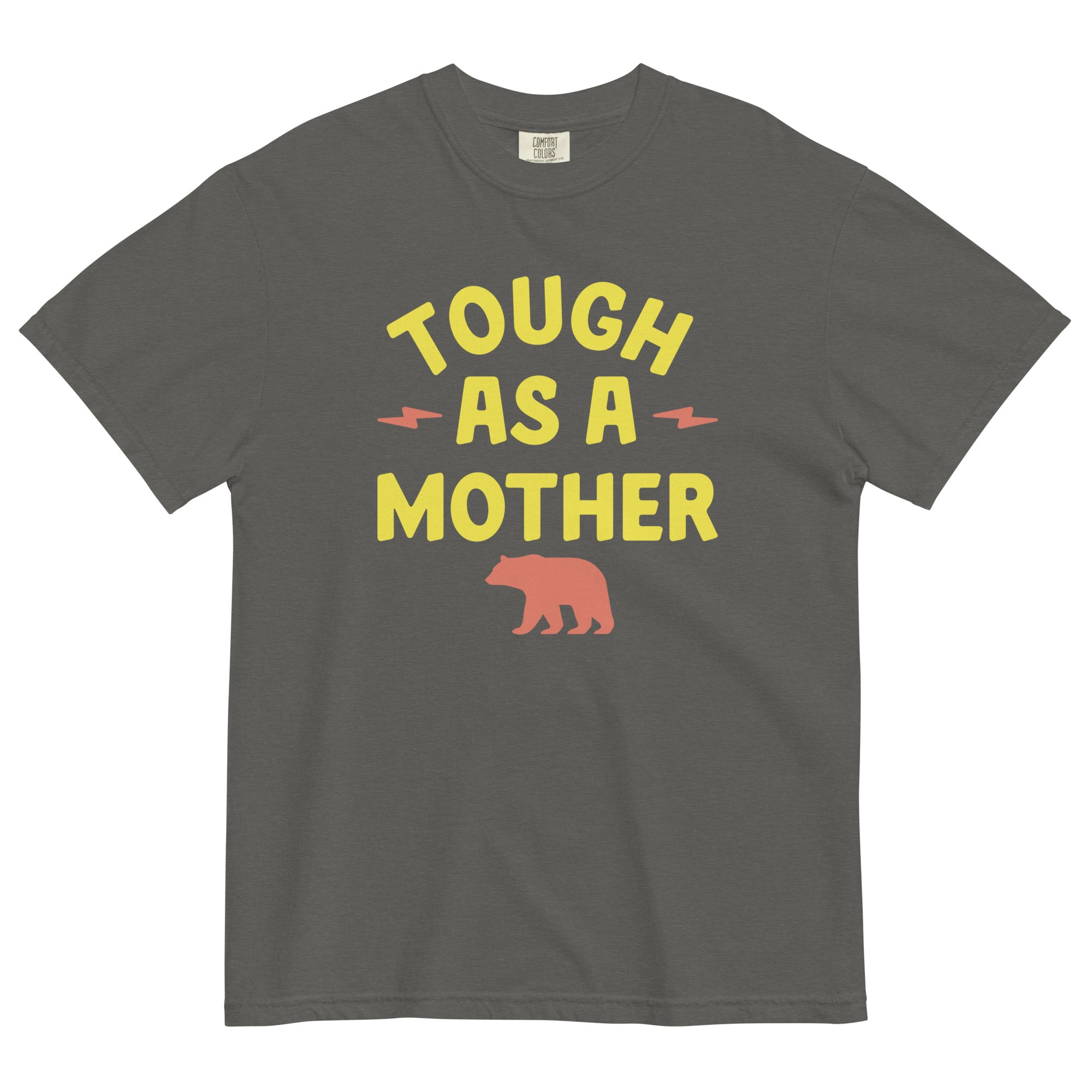 Tough As A Mother Men's Relaxed Fit Tee Hoodie, Sweatshirt | PureTeeCo.com (Image 4)