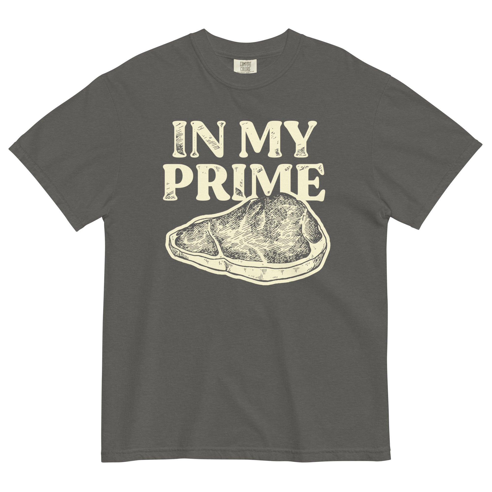 In My Prime Men's Relaxed Fit Tee Hoodie, Sweatshirt | PureTeeCo.com (Image 4)