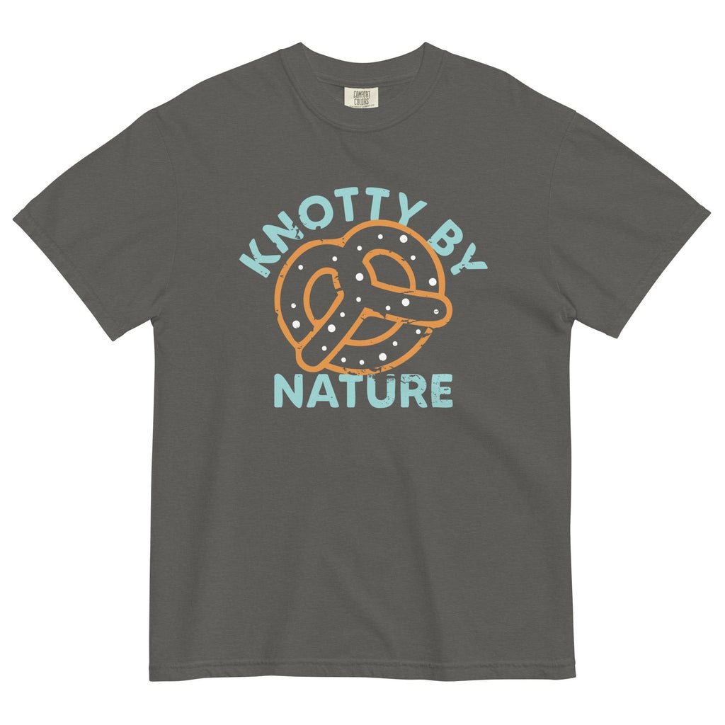 Knotty By Nature Men's Relaxed Fit Tee Hoodie, Sweatshirt | PureTeeCo.com (Image 1)