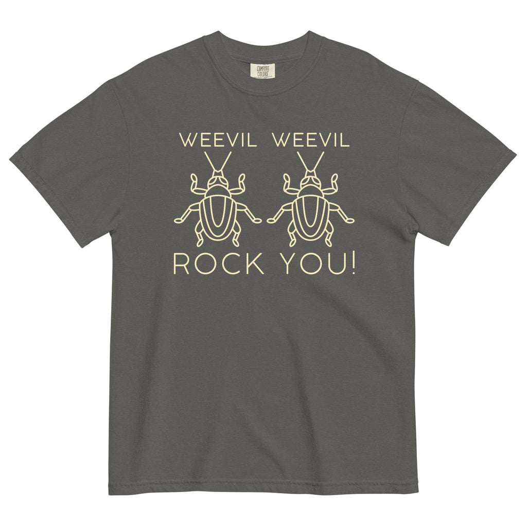 Weevil Weevil Rock You! Men's Relaxed Fit Tee Hoodie, Sweatshirt | PureTeeCo.com (Image 1)