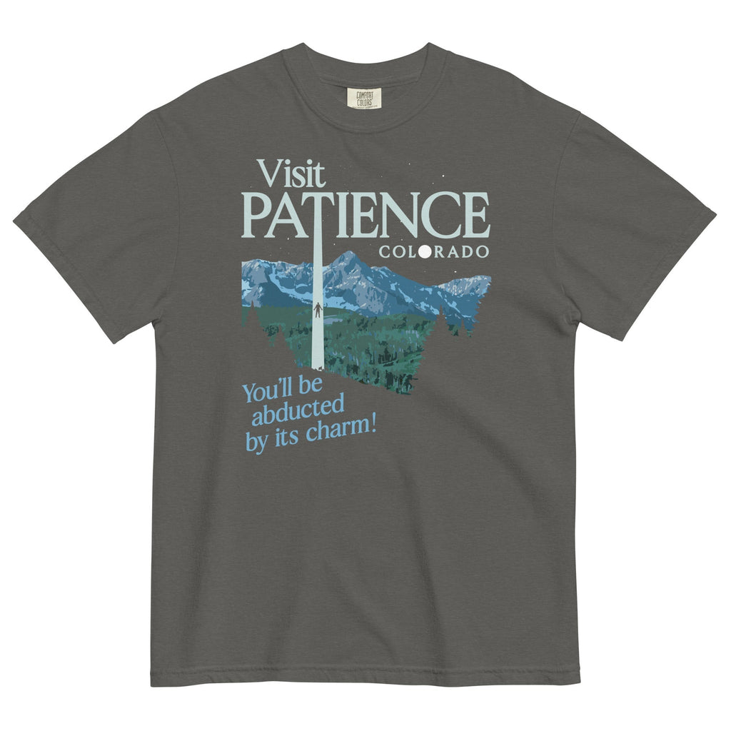 Visit Patience Colorado Men's Relaxed Fit Tee Hoodie, Sweatshirt | PureTeeCo.com (Image 5)