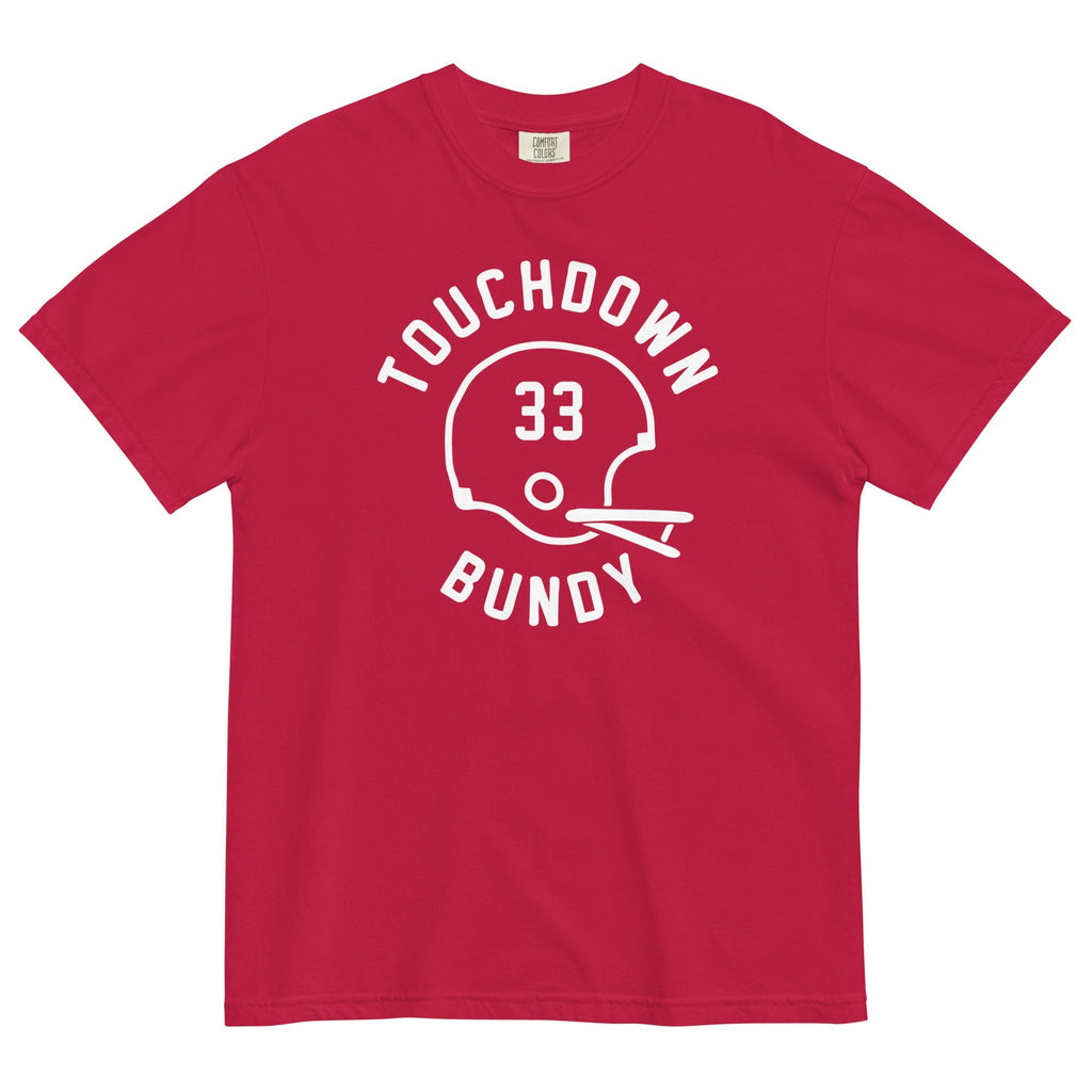 Touchdown Bundy Men's Relaxed Fit Tee Hoodie, Sweatshirt | PureTeeCo.com (Image 3)