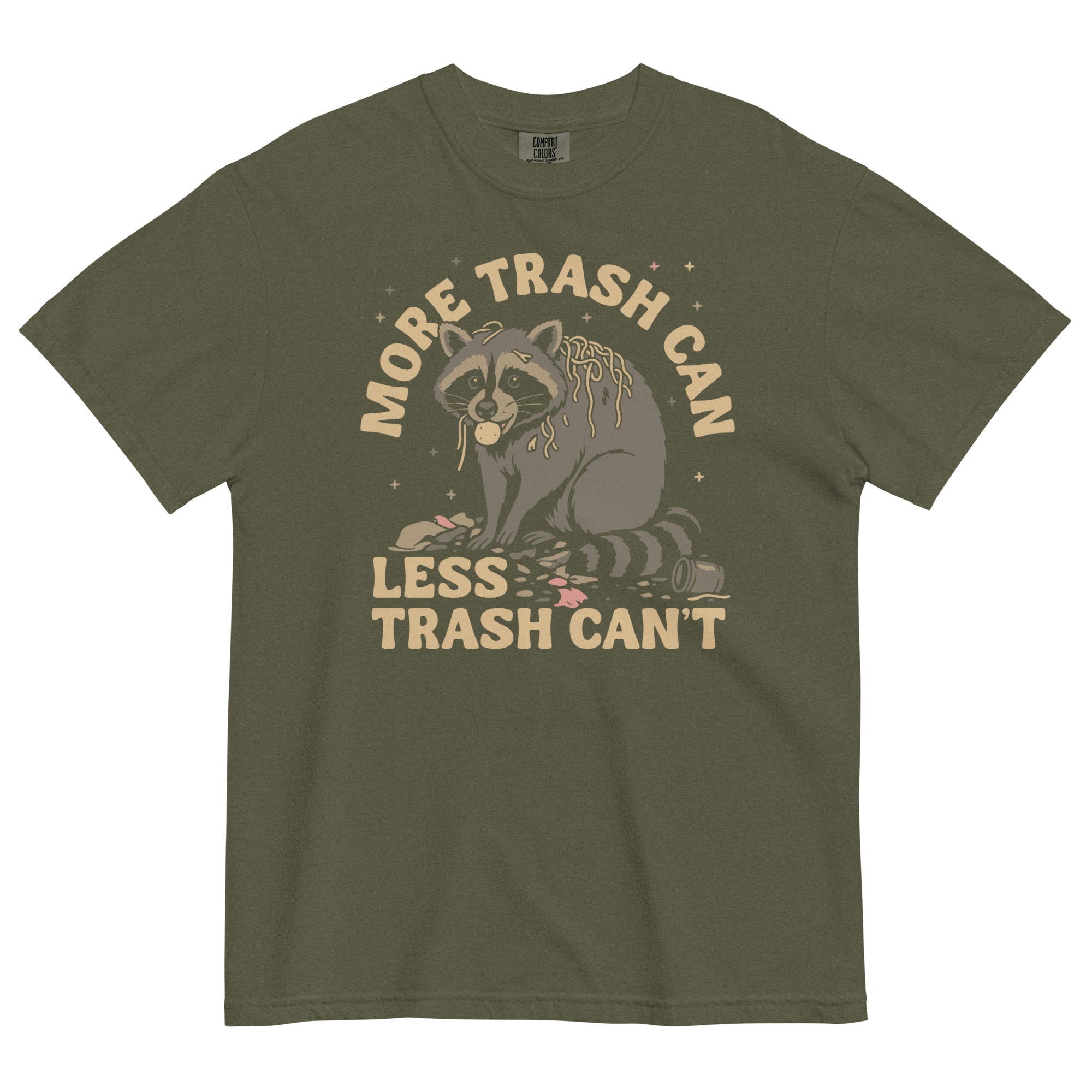 More Trash Can Less Trash Can't Men's Relaxed Fit Tee Hoodie, Sweatshirt | PureTeeCo.com (Image 4)