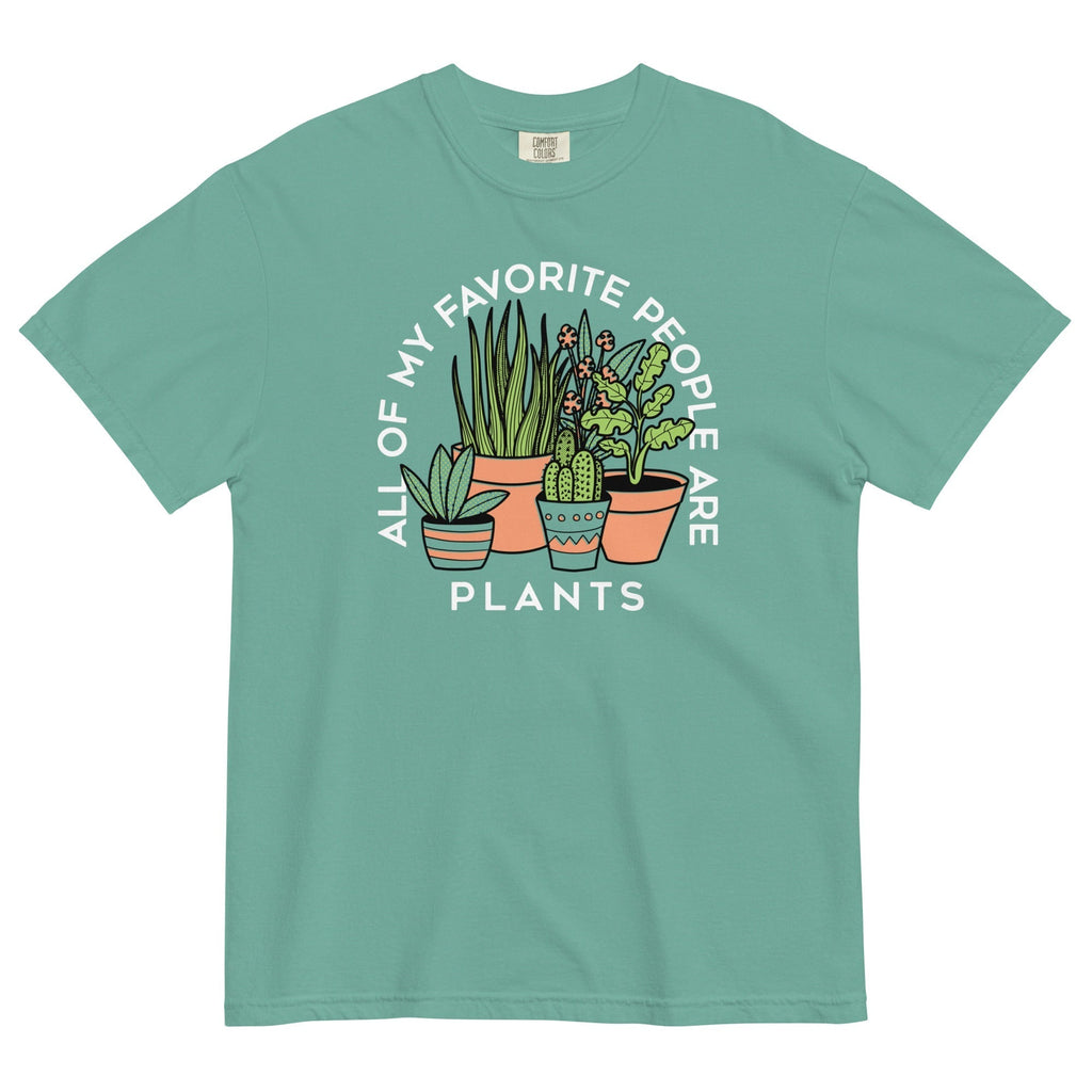 All Of My Favorite People Are Plants Men's Relaxed Fit Tee Hoodie, Sweatshirt | PureTeeCo.com (Image 4)