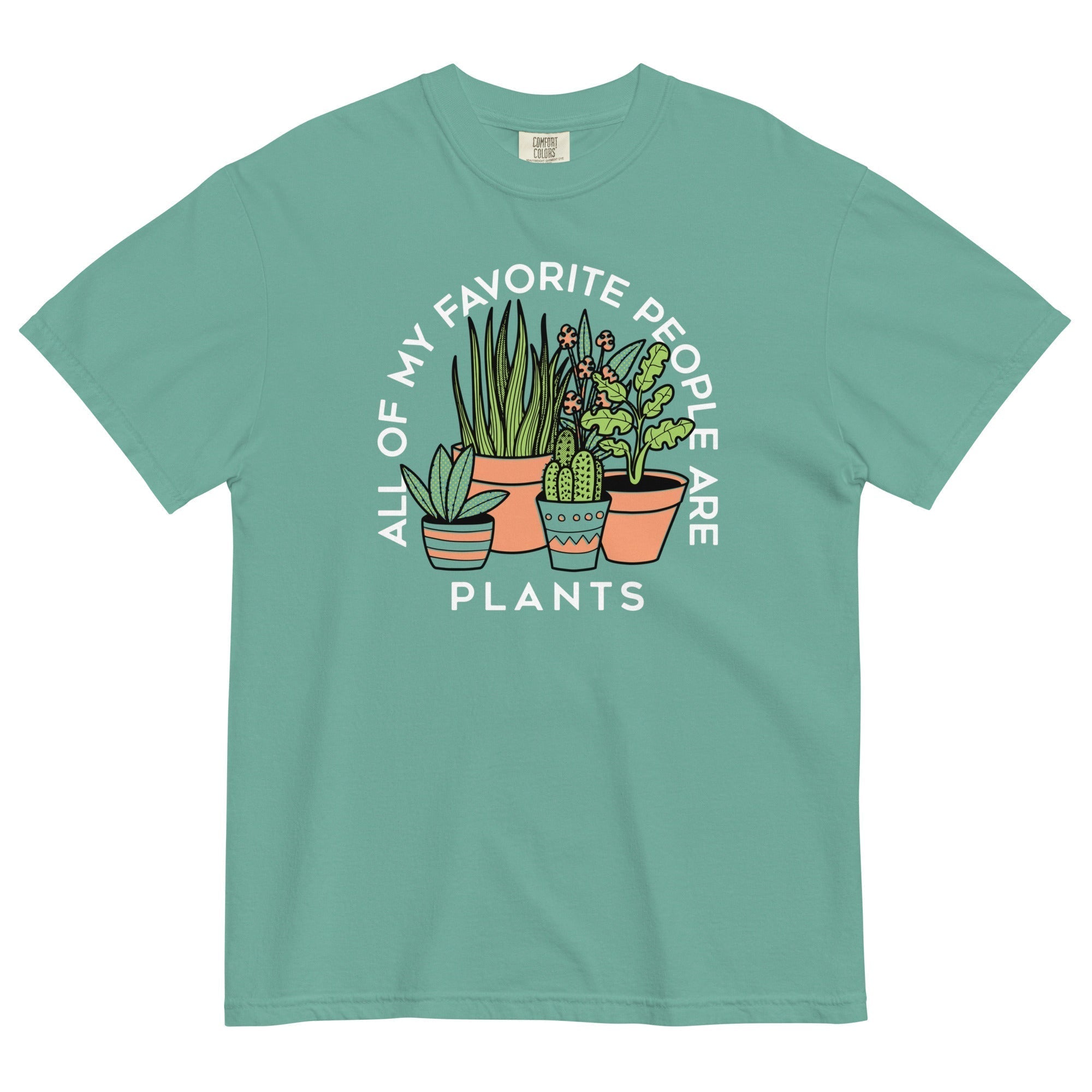 All Of My Favorite People Are Plants Men's Relaxed Fit Tee Hoodie, Sweatshirt | PureTeeCo.com (Image 4)