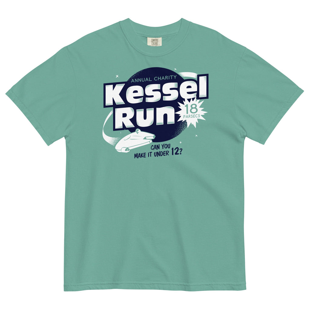 Kessel Run Men's Relaxed Fit Tee Hoodie, Sweatshirt | PureTeeCo.com (Image 1)