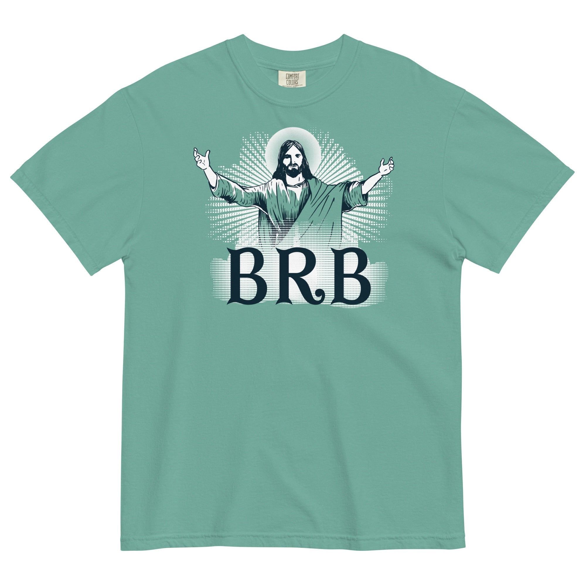 BRB Men's Relaxed Fit Tee Hoodie, Sweatshirt | PureTeeCo.com (Image 3)