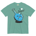 I Heart Science Men's Relaxed Fit Tee Hoodie, Sweatshirt | PureTeeCo.com (Image 1)