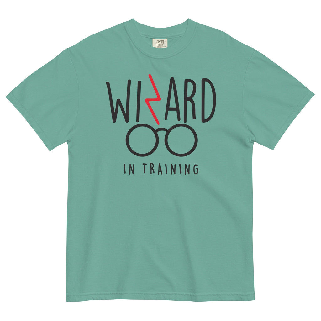 Wizard In Training Men's Relaxed Fit Tee Hoodie, Sweatshirt | PureTeeCo.com (Image 3)