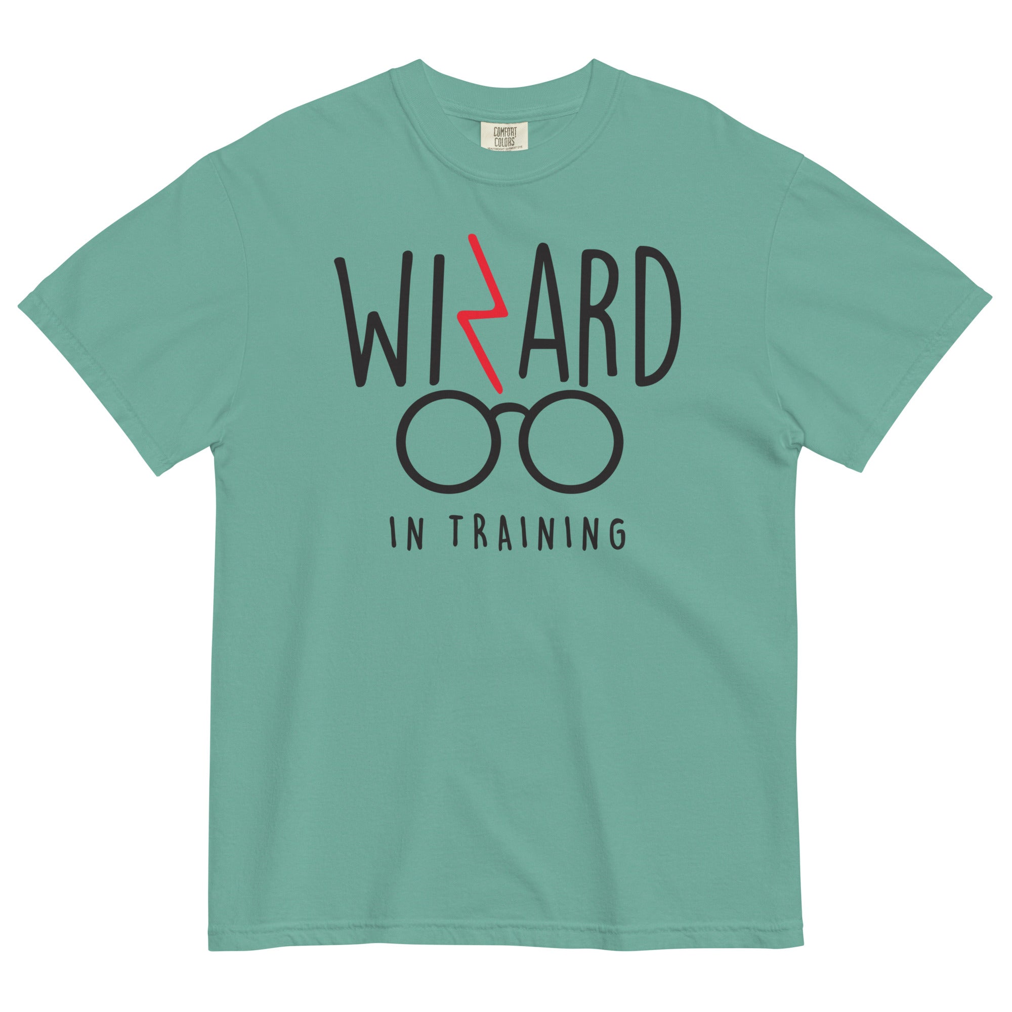 Wizard In Training Men's Relaxed Fit Tee Hoodie, Sweatshirt | PureTeeCo.com (Image 3)