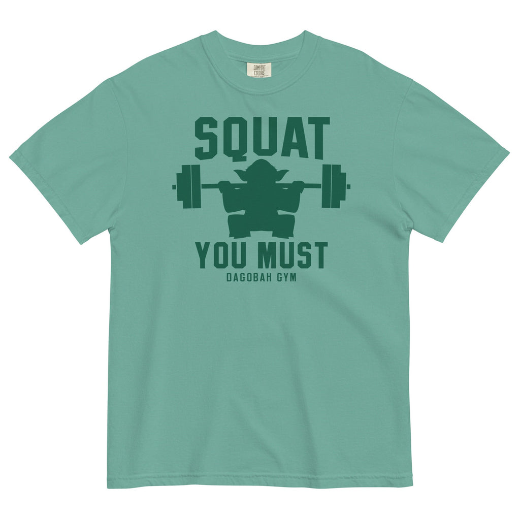Squat You Must Men's Relaxed Fit Tee Hoodie, Sweatshirt | PureTeeCo.com (Image 2)