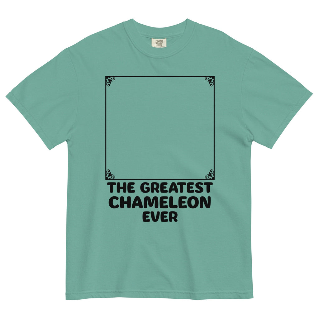 The Greatest Chameleon Ever Men's Relaxed Fit Tee Hoodie, Sweatshirt | PureTeeCo.com (Image 1)