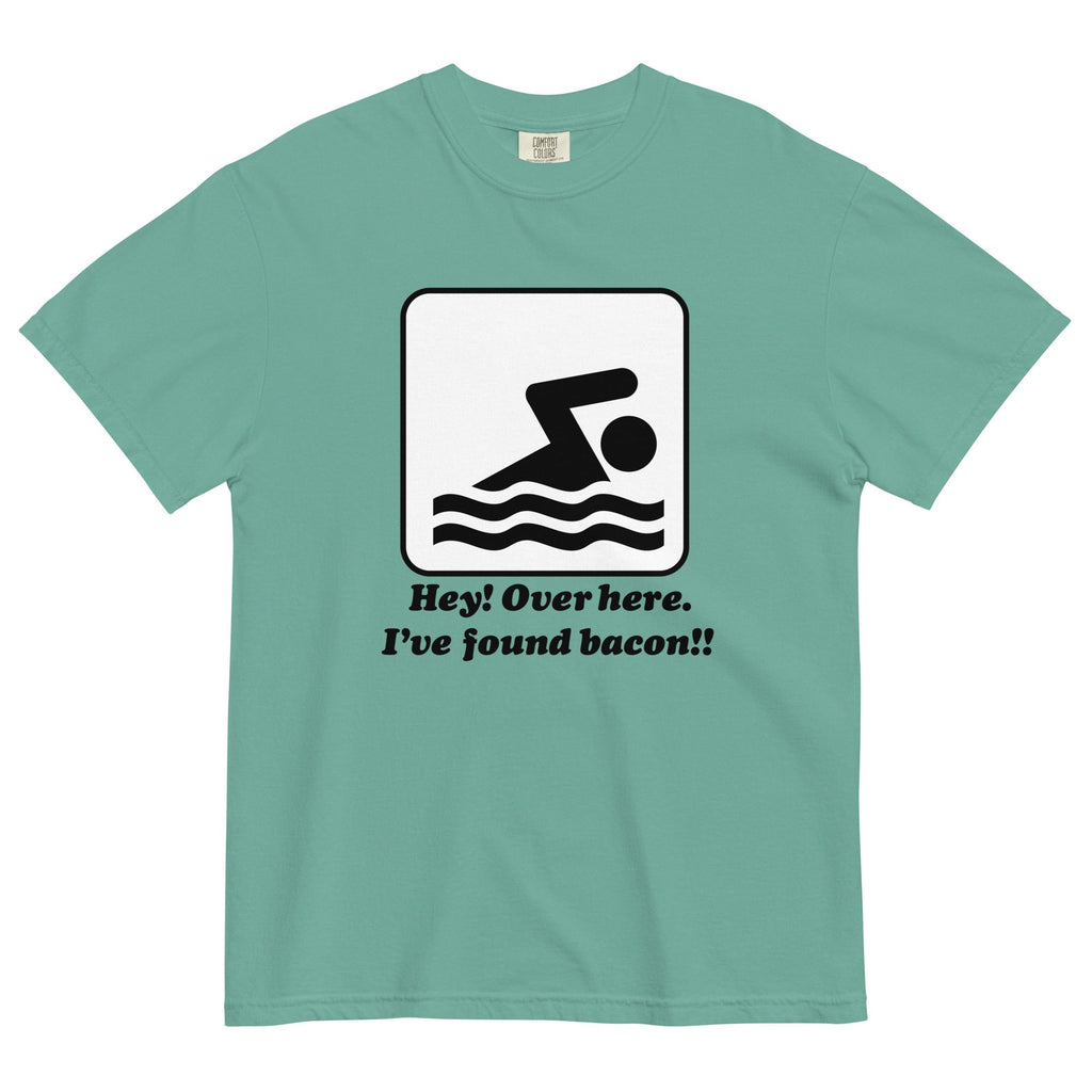 I've Found Bacon! Men's Relaxed Fit Tee Hoodie, Sweatshirt | PureTeeCo.com (Image 5)