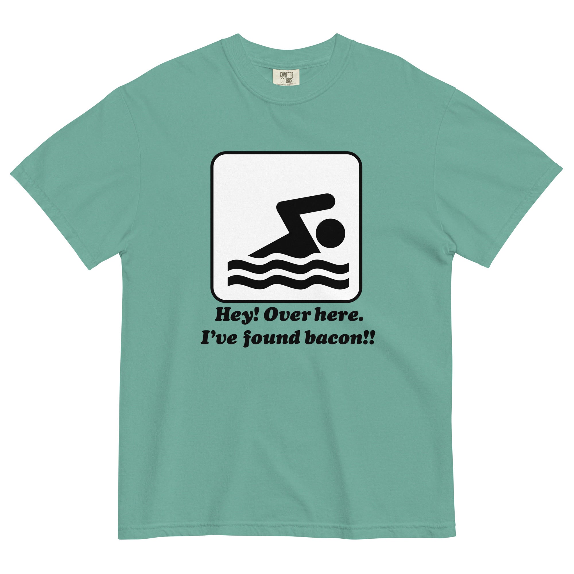 I've Found Bacon! Men's Relaxed Fit Tee Hoodie, Sweatshirt | PureTeeCo.com (Image 5)