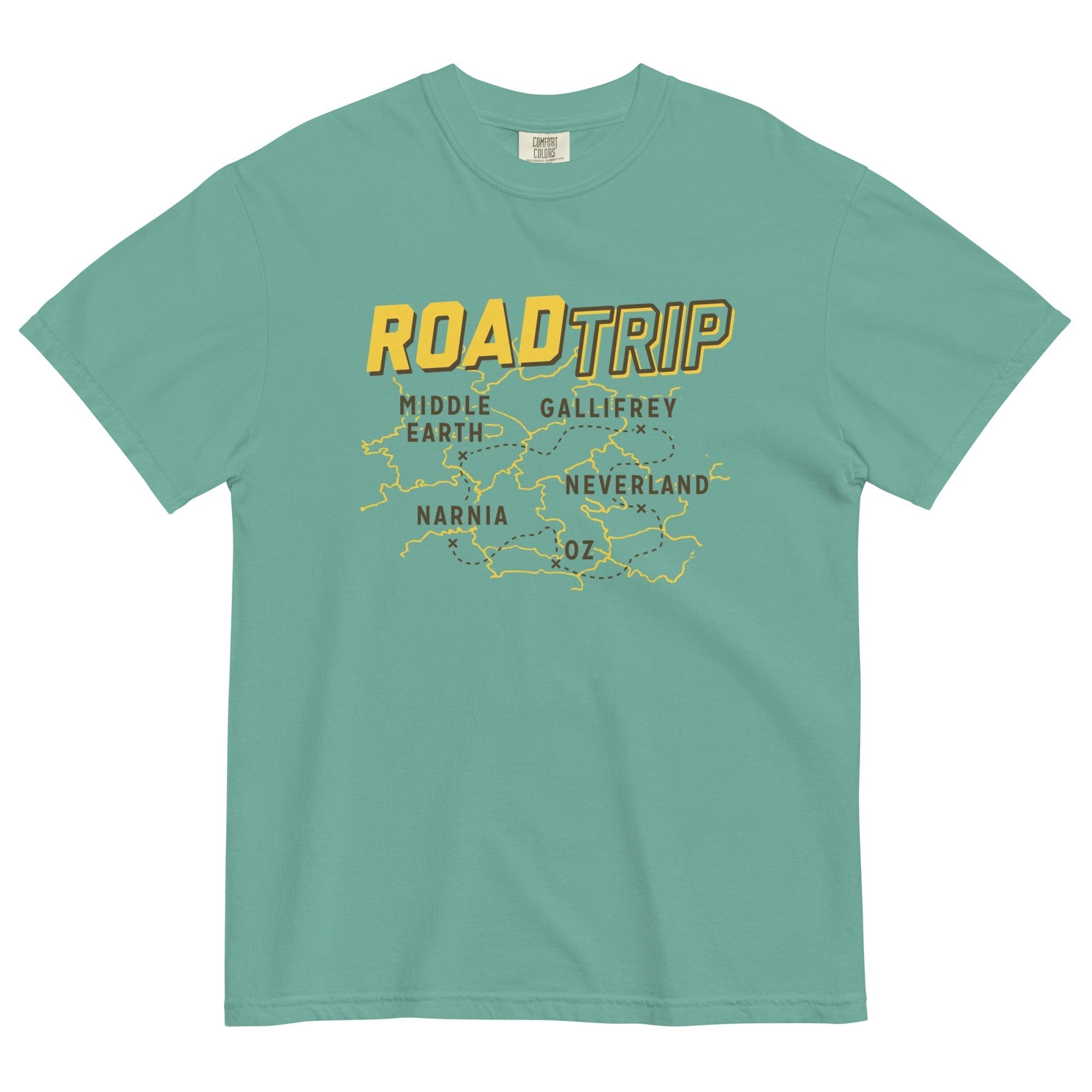 Road Trip Men's Relaxed Fit Tee Hoodie, Sweatshirt | PureTeeCo.com (Image 1)