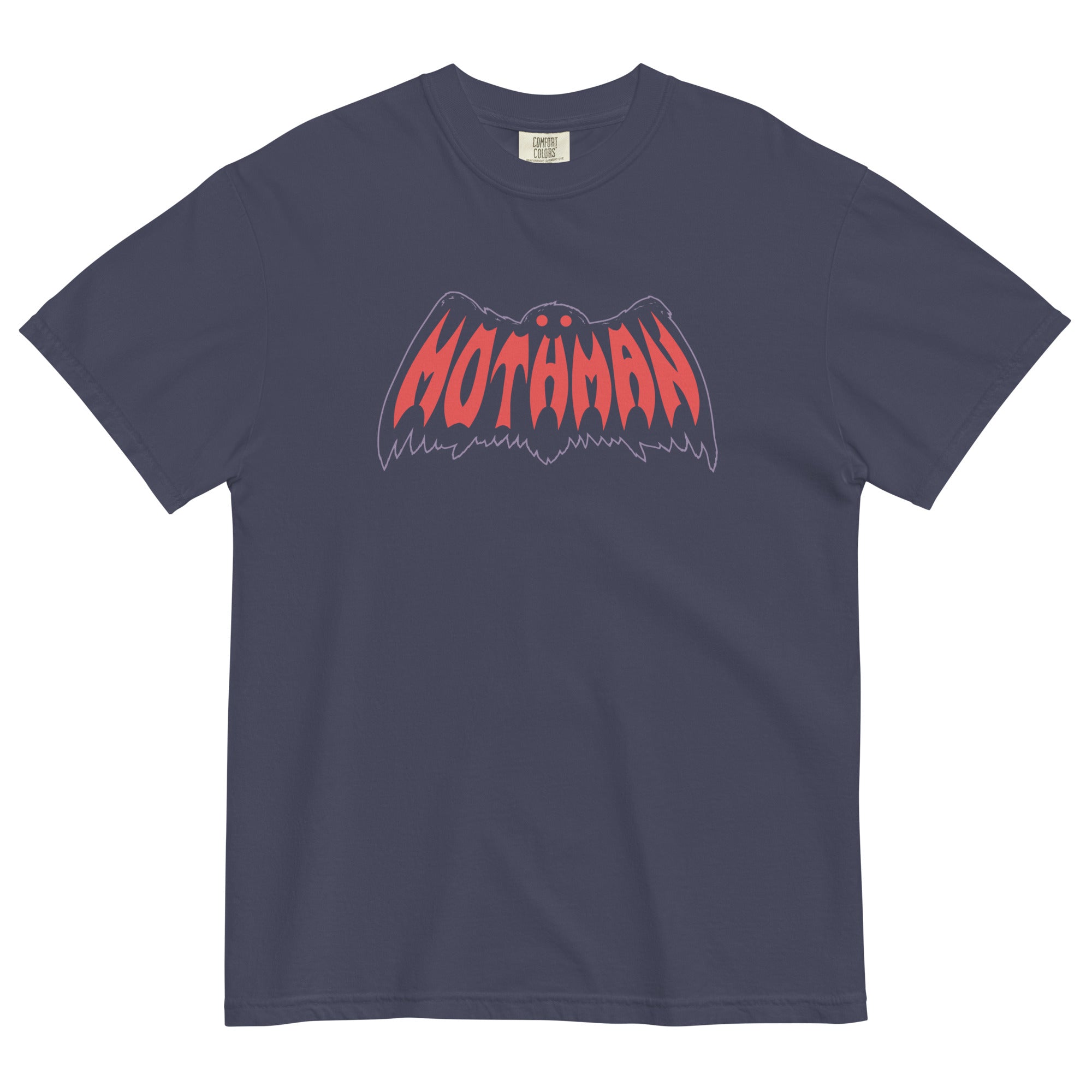 Mothman Men's Relaxed Fit Tee Hoodie, Sweatshirt | PureTeeCo.com (Image 2)