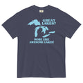 Great Lakes? Men's Relaxed Fit Tee Hoodie, Sweatshirt | PureTeeCo.com (Image 1)