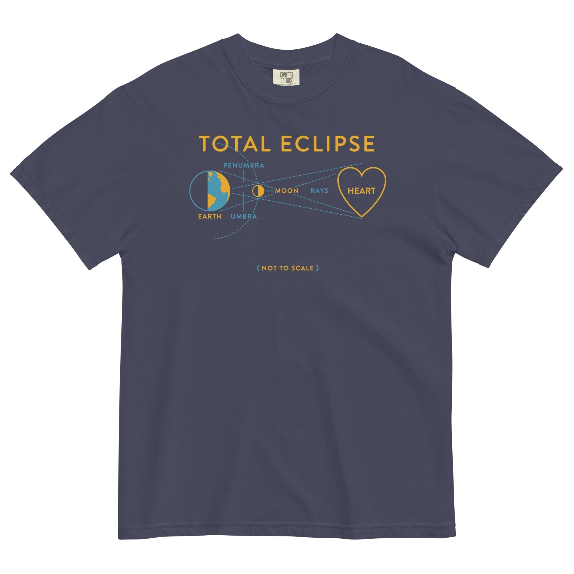 Total Eclipse Of The Heart Men's Relaxed Fit Tee Hoodie, Sweatshirt | PureTeeCo.com (Image 2)