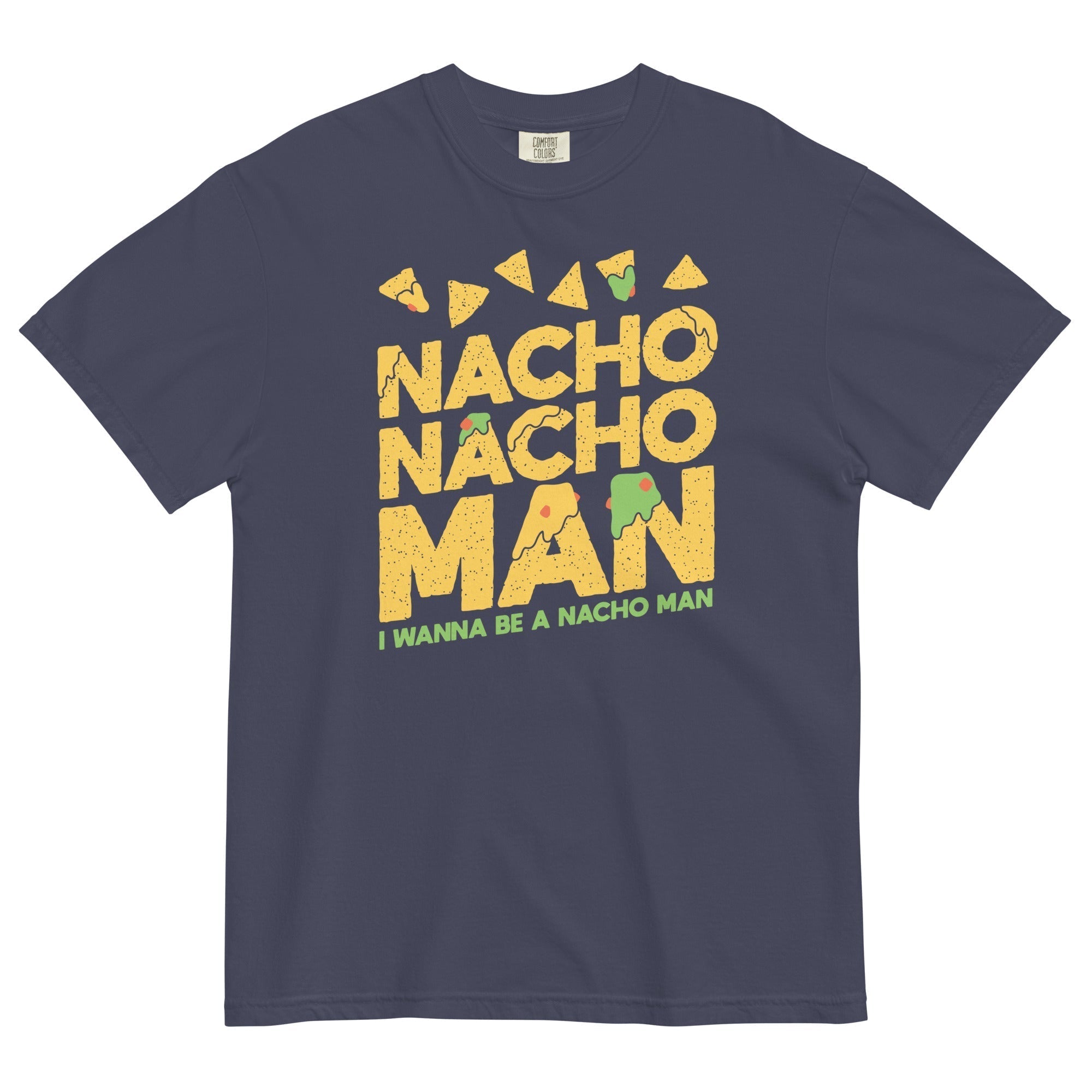 Nacho Nacho Man Men's Relaxed Fit Tee Hoodie, Sweatshirt | PureTeeCo.com (Image 1)