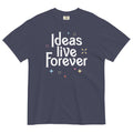 Ideas Live Forever Men's Relaxed Fit Tee Hoodie, Sweatshirt | PureTeeCo.com