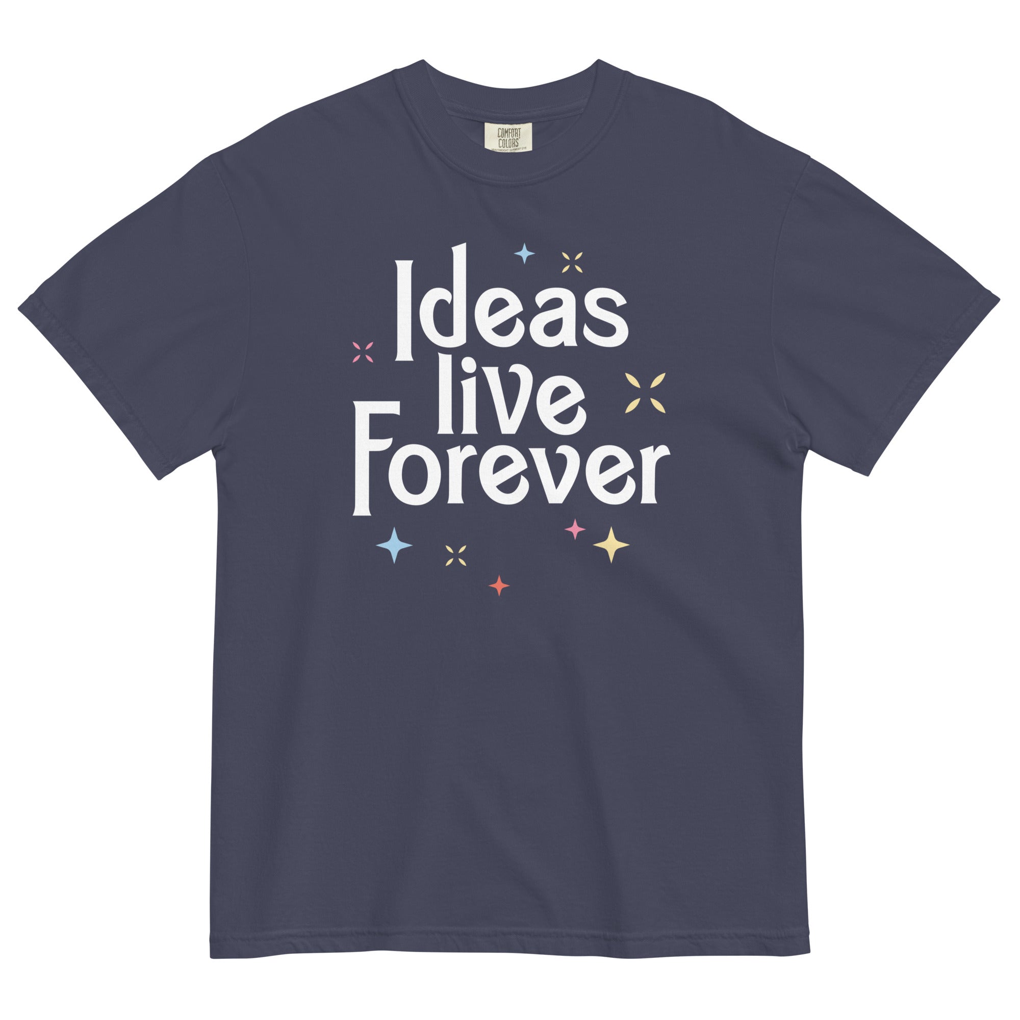 Ideas Live Forever Men's Relaxed Fit Tee Hoodie, Sweatshirt | PureTeeCo.com