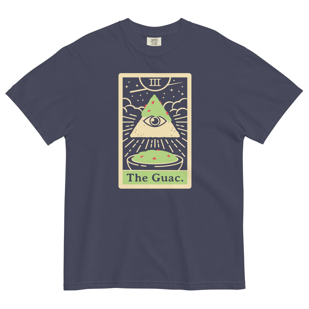 The Guac Tarot Men's Relaxed Fit Tee Hoodie, Sweatshirt | PureTeeCo.com (Image 2)