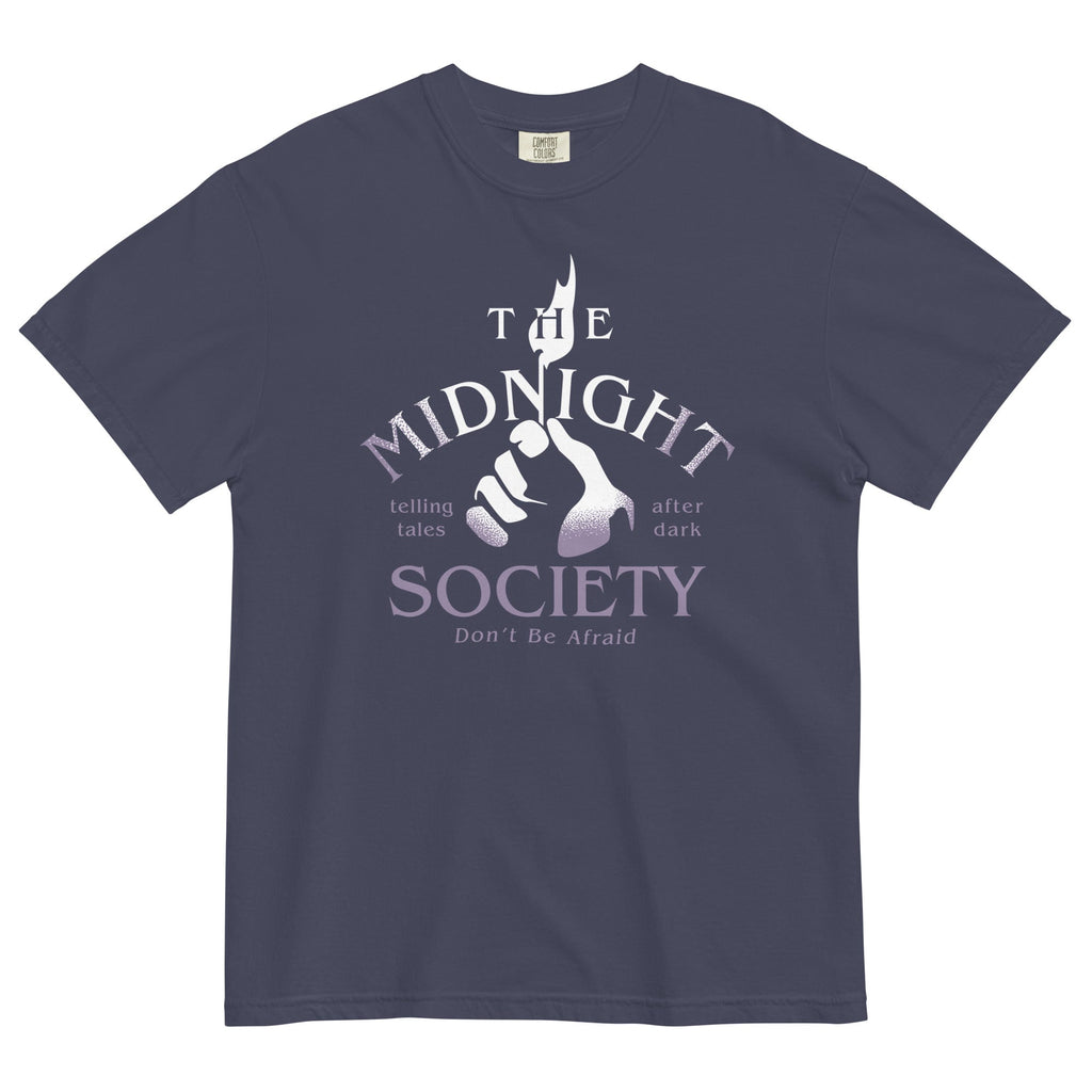 The Midnight Society Men's Relaxed Fit Tee Hoodie, Sweatshirt | PureTeeCo.com (Image 2)