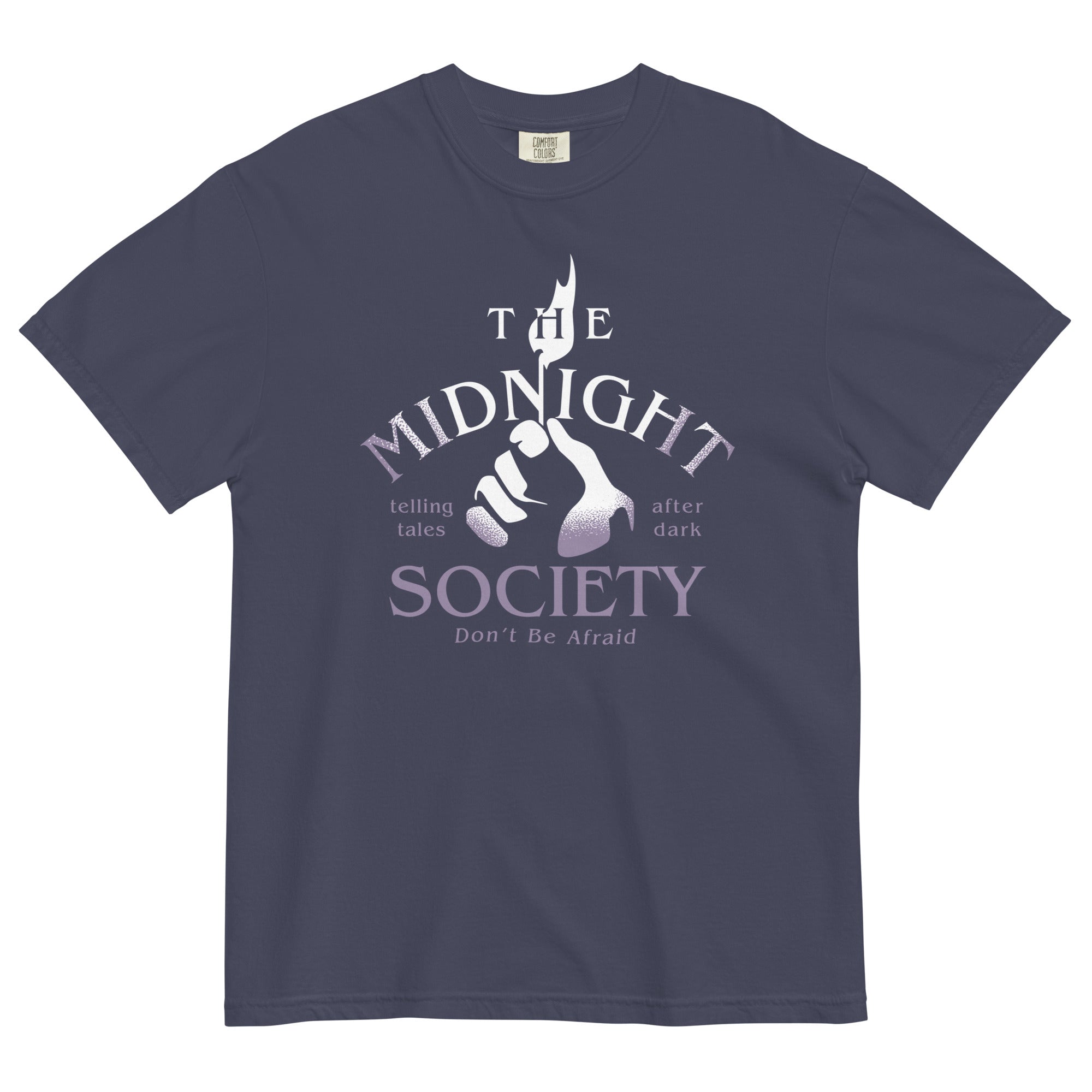 The Midnight Society Men's Relaxed Fit Tee Hoodie, Sweatshirt | PureTeeCo.com (Image 2)