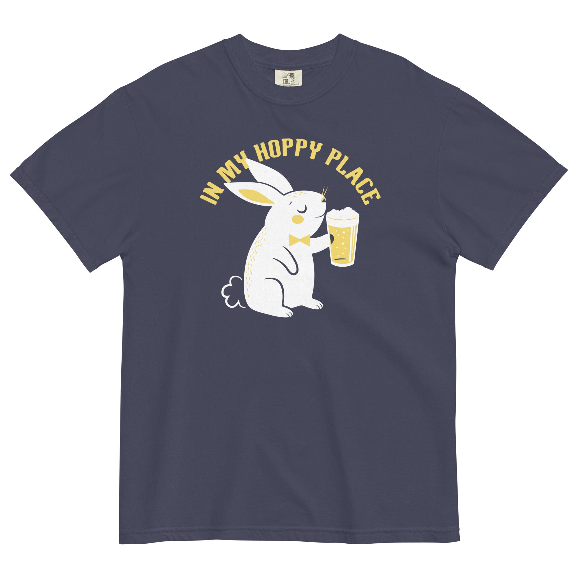 In My Hoppy Place Men's Relaxed Fit Tee Hoodie, Sweatshirt | PureTeeCo.com (Image 3)