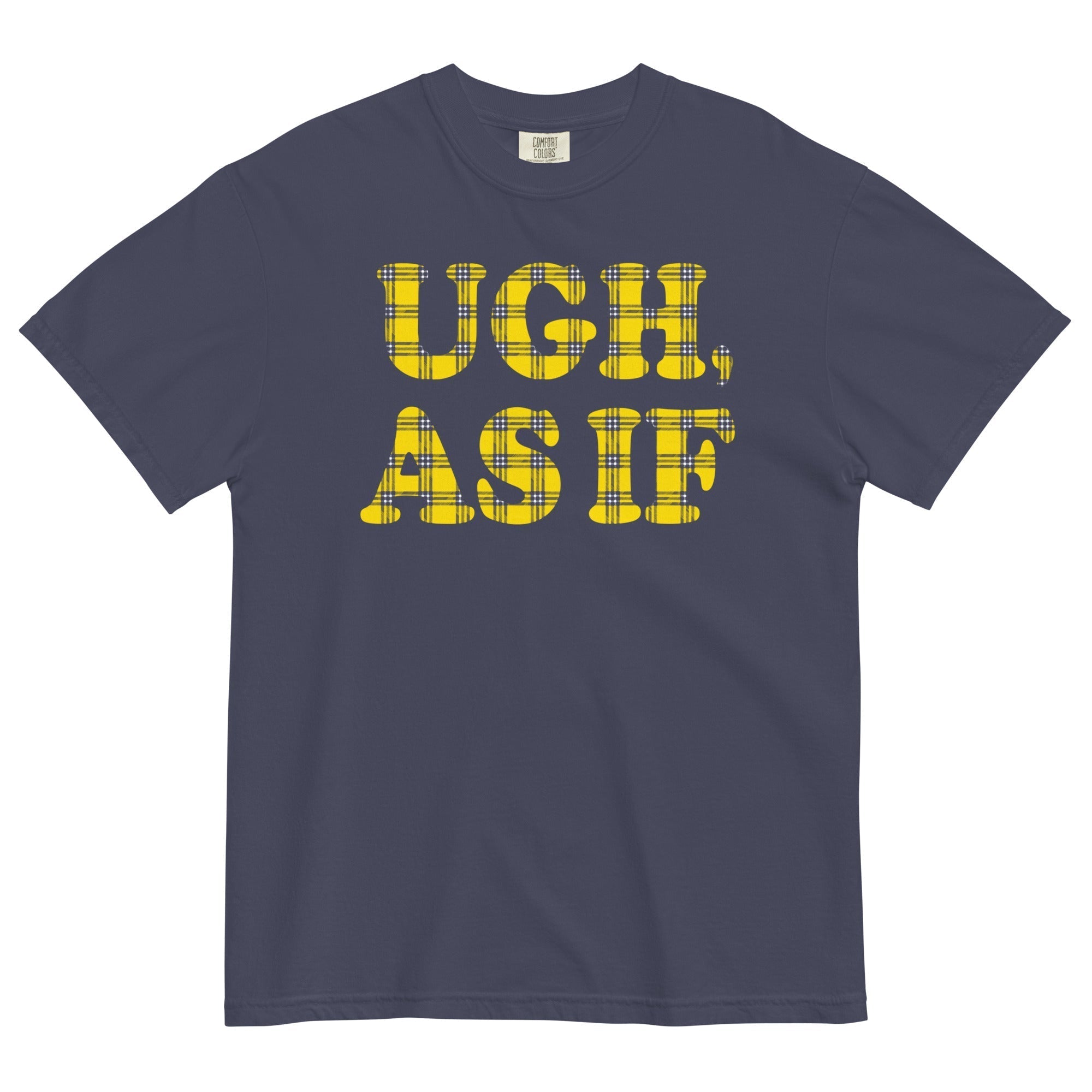 Ugh, As If Men's Relaxed Fit Tee Hoodie, Sweatshirt | PureTeeCo.com (Image 1)