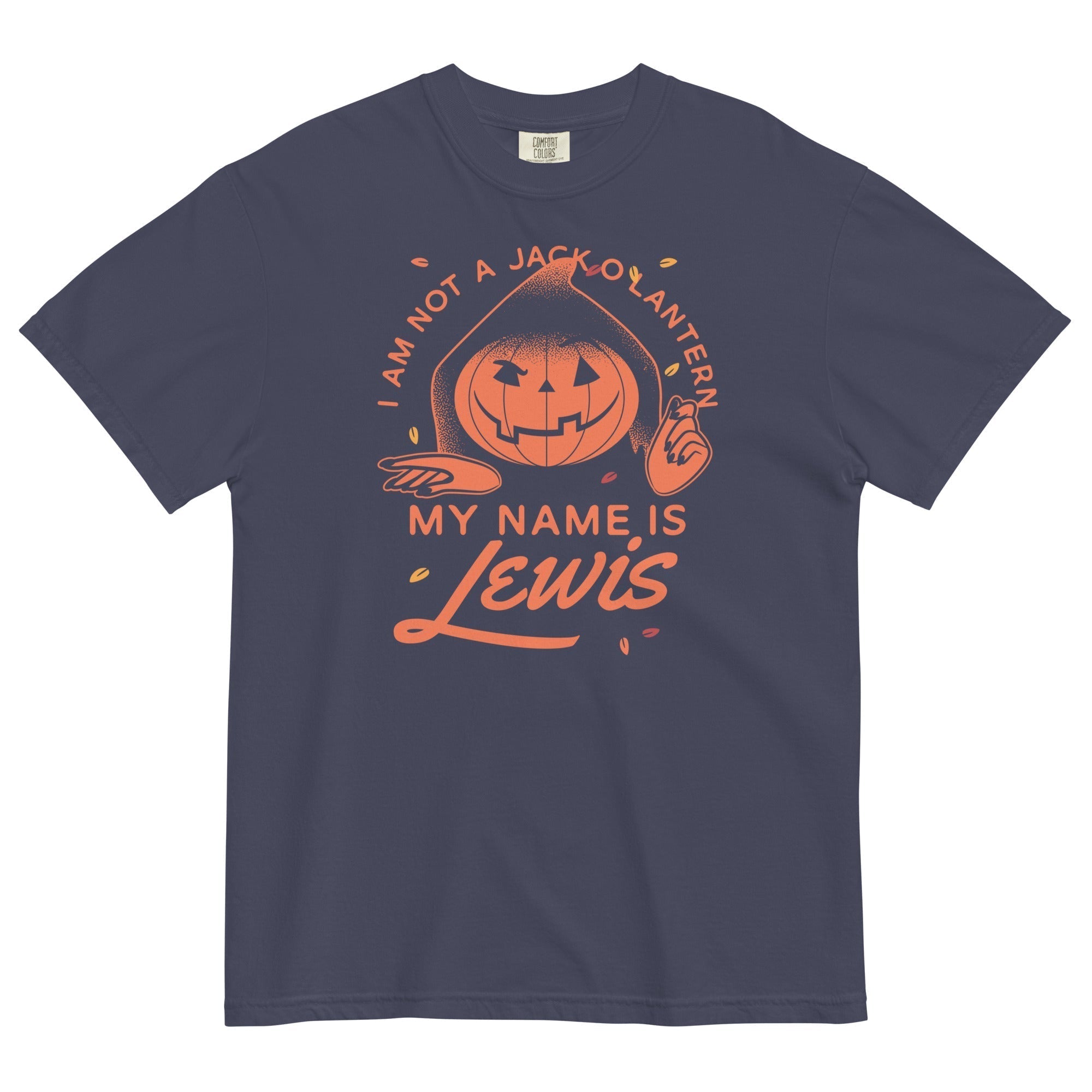My Name Is Lewis Men's Relaxed Fit Tee Hoodie, Sweatshirt | PureTeeCo.com (Image 2)