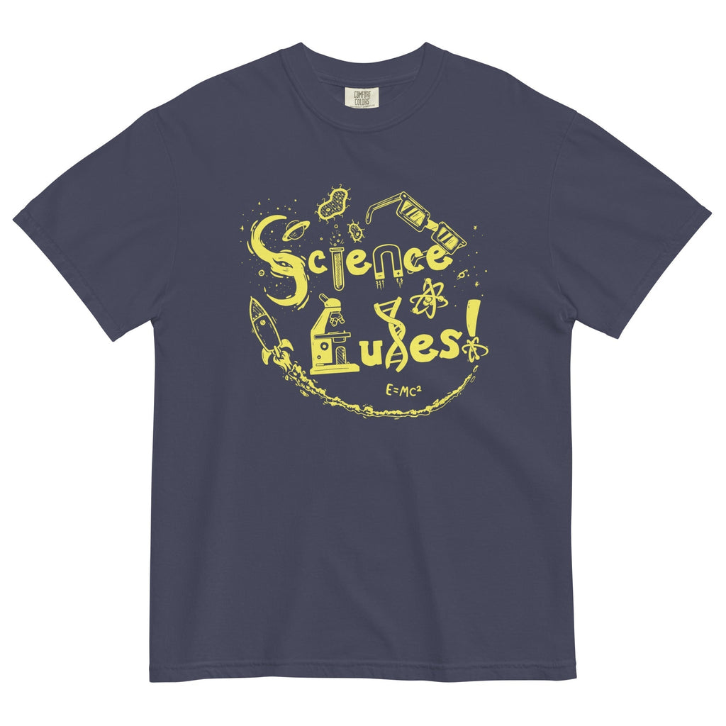 Science Rules! Men's Relaxed Fit Tee Hoodie, Sweatshirt | PureTeeCo.com (Image 2)
