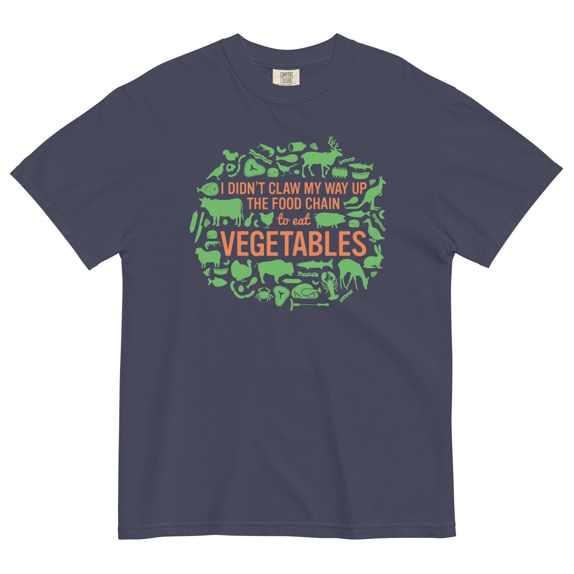 Top Of The Food Chain Men's Relaxed Fit Tee Hoodie, Sweatshirt | PureTeeCo.com (Image 3)