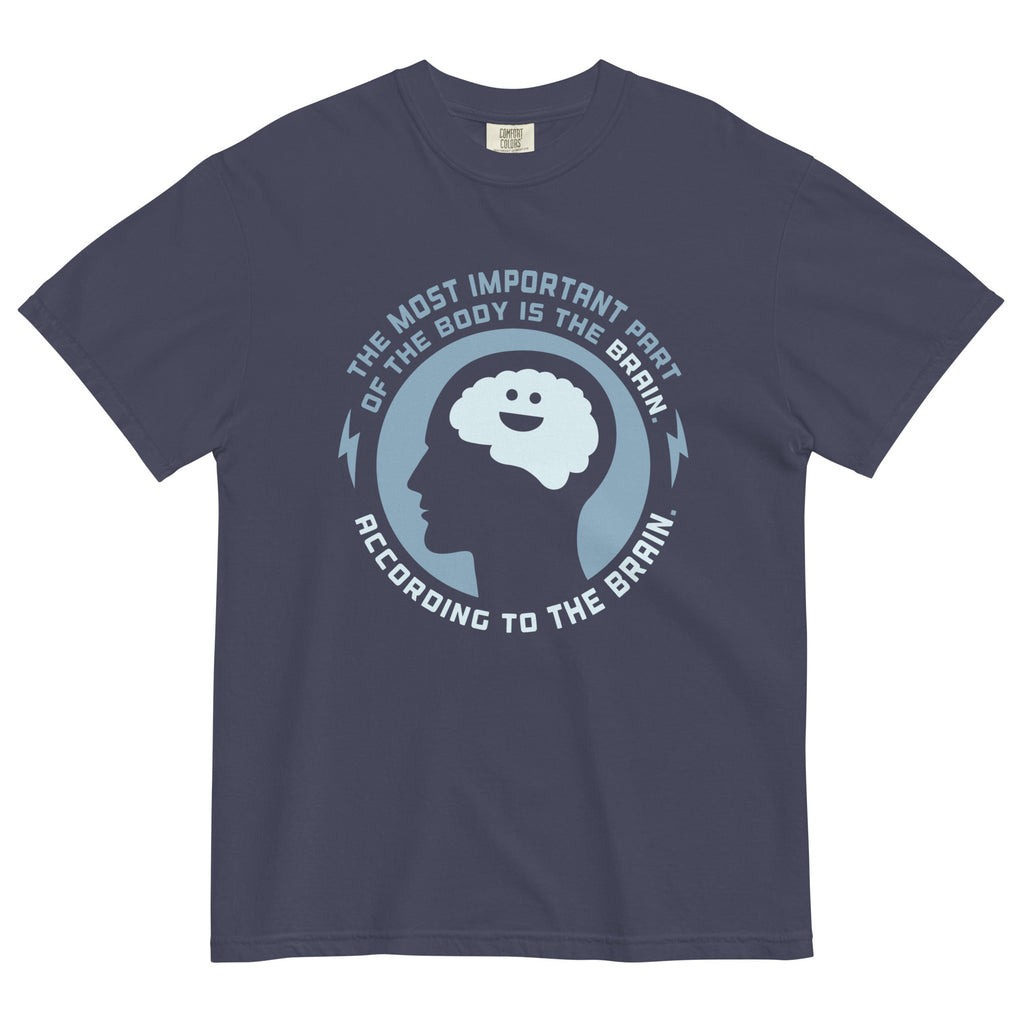 Most Important Part Of The Body Men's Relaxed Fit Tee Hoodie, Sweatshirt | PureTeeCo.com (Image 2)