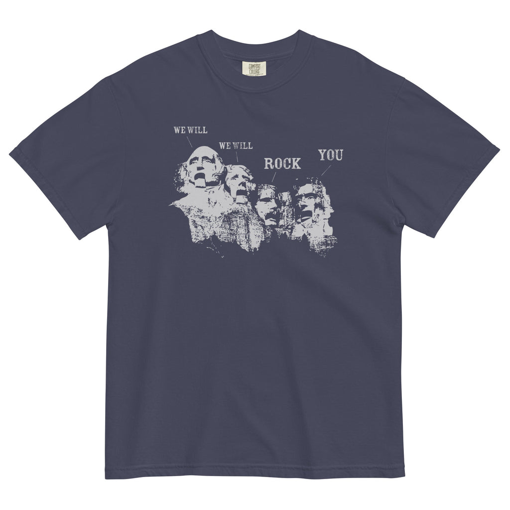 We Will Rock You Men's Relaxed Fit Tee Hoodie, Sweatshirt | PureTeeCo.com (Image 2)