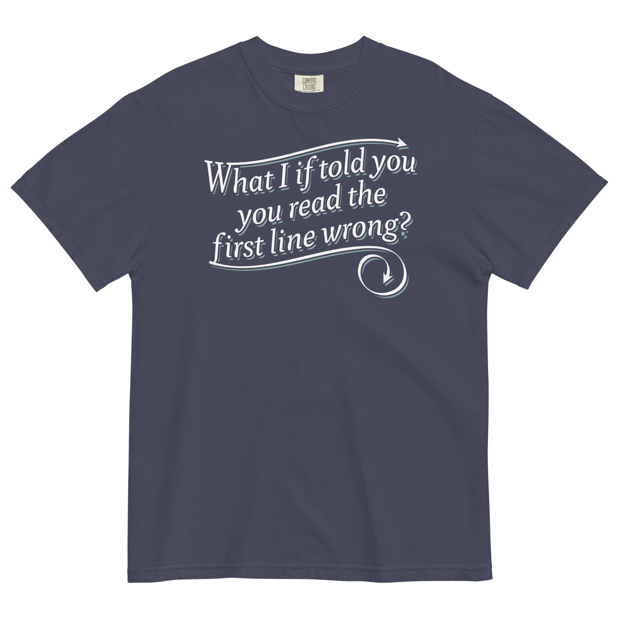 What I If Told You Men's Relaxed Fit Tee Hoodie, Sweatshirt | PureTeeCo.com (Image 1)